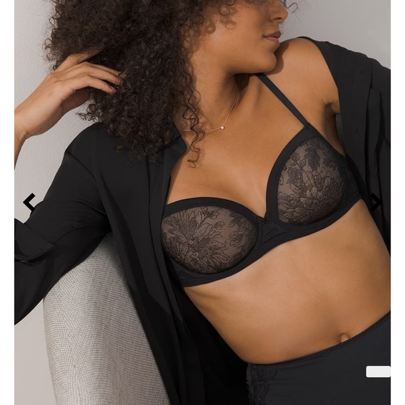 NWT Soma Lightest Lift Lined Demi Underwire Lace Bra 36 B Soft Tan Nude #0304 - Picture 12 of 14